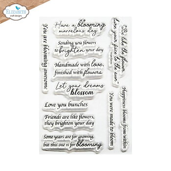 Elizabeth - Clear stamps - Bloom Sentiments