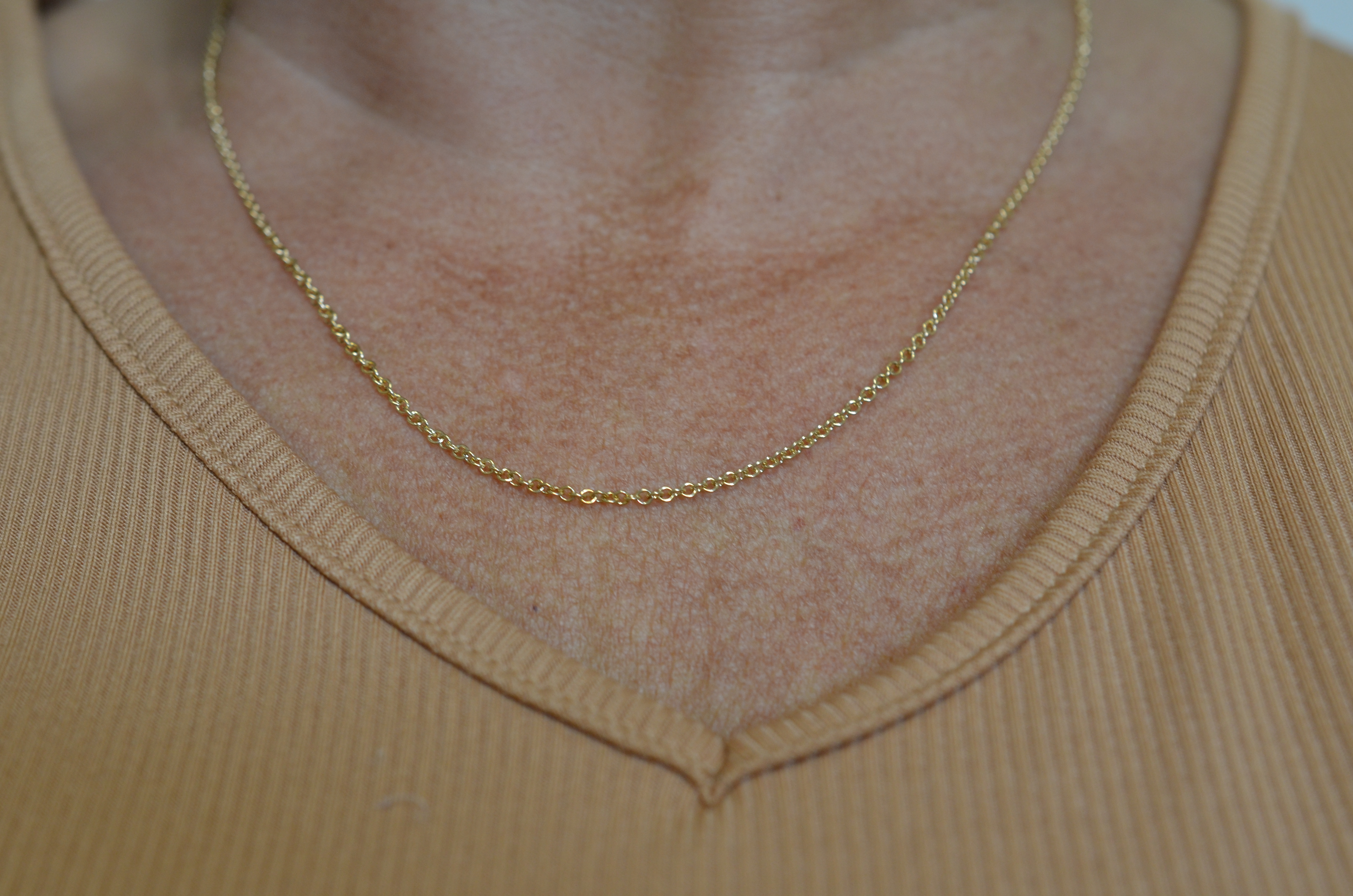 Secondhand 18k Round Link Necklace - 5