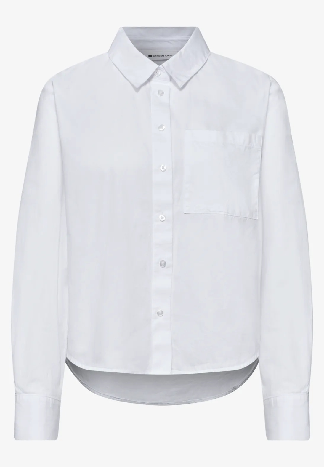 QR Cotton Shirtcollar Blouse - Street One - 3