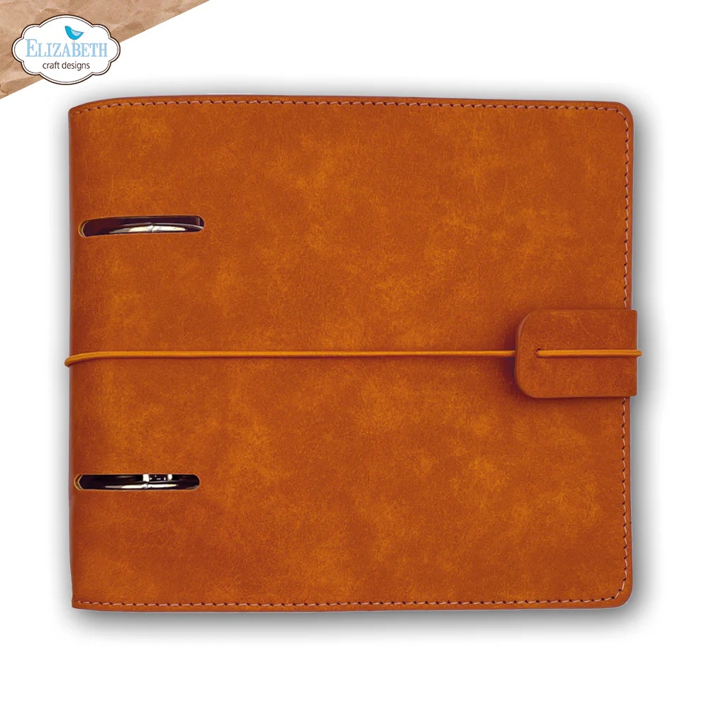 Elizabeth  - Memory Binder Square Page - Rusty Brown