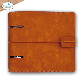 Elizabeth  - Memory Binder Square Page - Rusty Brown
