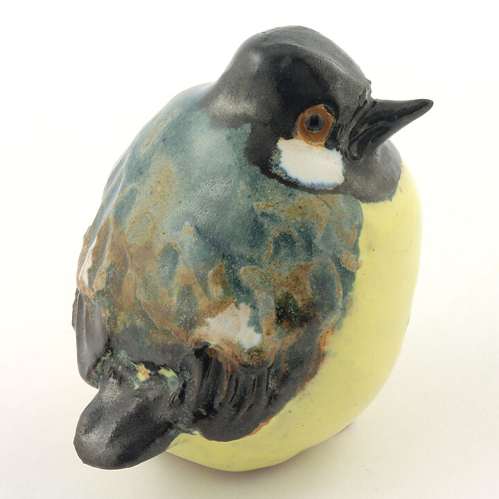 Gunnar Hansson (1960s) Swelling Stoneware Bird 7 cm (8)