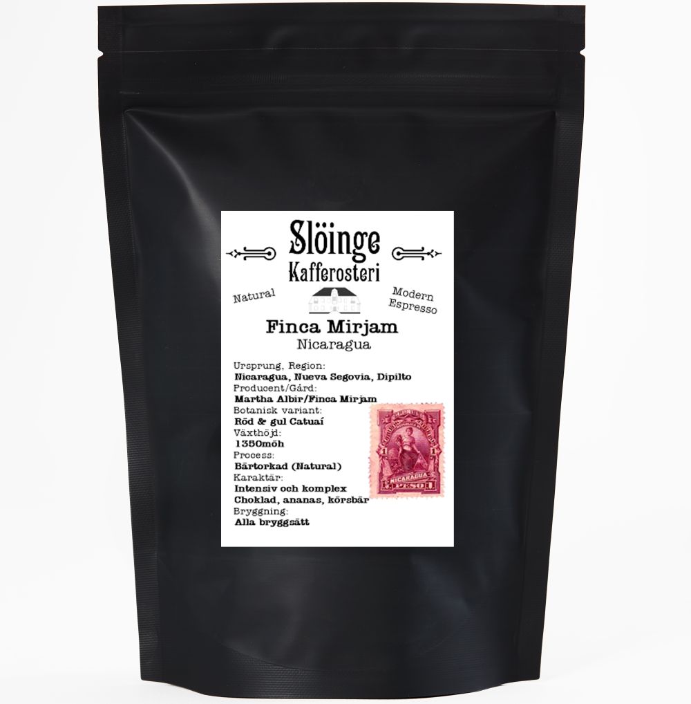 Finca Mirjam (Natural), Nicaragua, Modern Espresso, 250g   NYHET!