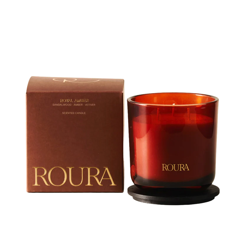 ROURA Royal Amber 3- Wick Candle