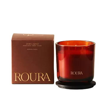 ROURA Royal Amber 3- Wick Candle