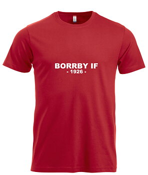 Supporter T-shirt  Enfärgtryck (Borrby IF)