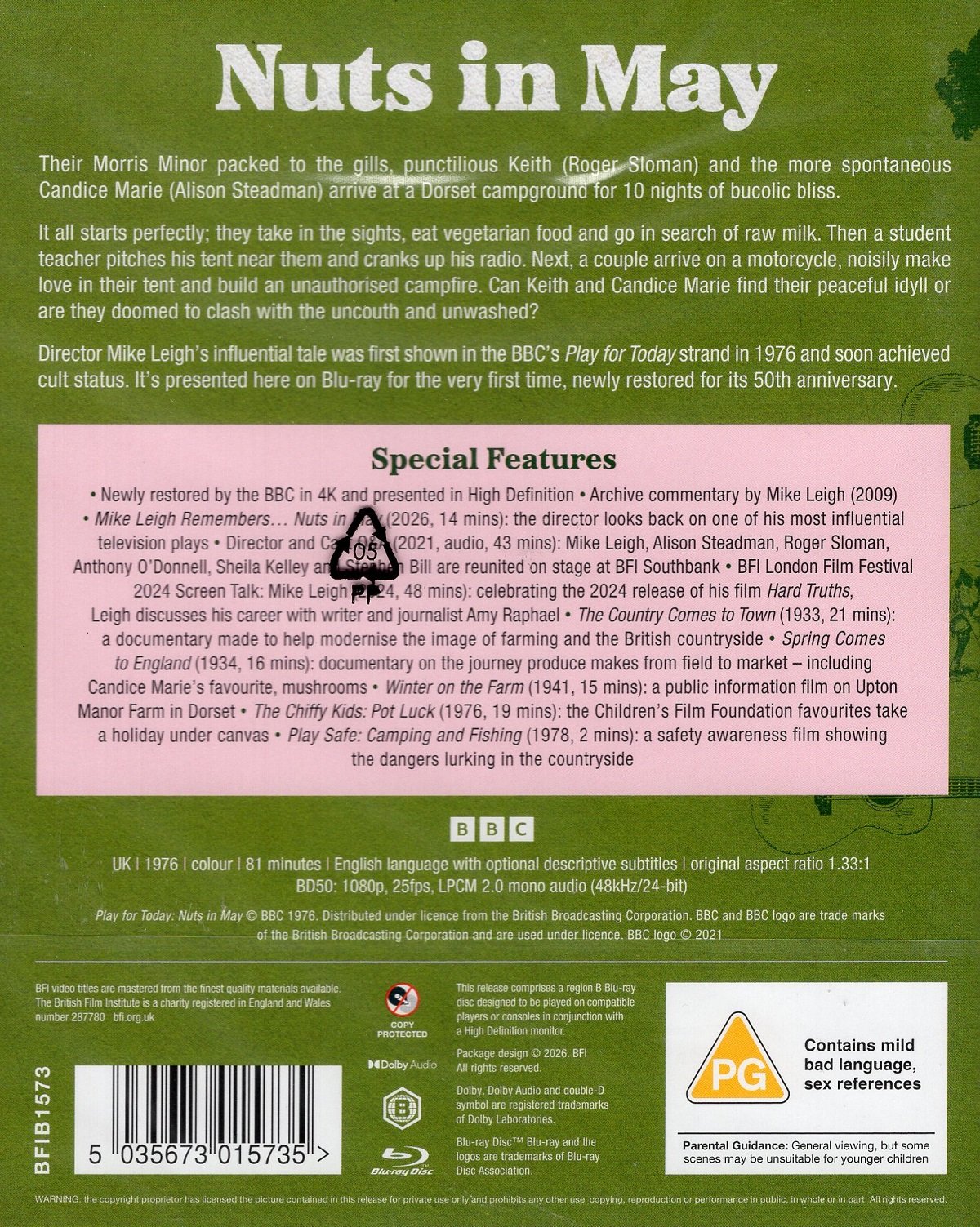 Nuts In May (Limited Edition) (ej svensk text) (Blu-ray) - 2