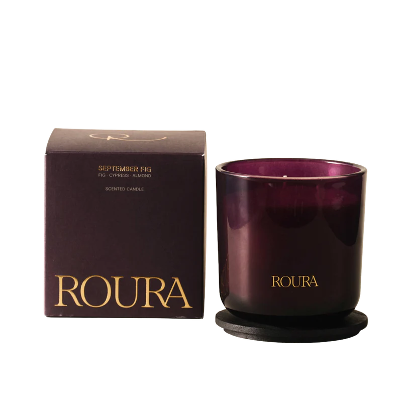 ROURA September Fig Candle 3-Wick