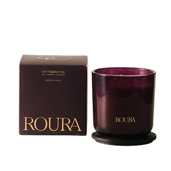 ROURA September Fig Candle 3-Wick