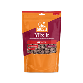 Mush Mix it – Freeze-Dried Nöt - frystorkat helfoder