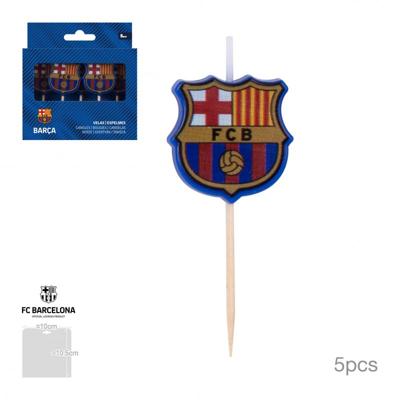 FC Barcelona Födelsedagsljus 5-pack