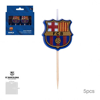FC Barcelona Födelsedagsljus 5-pack