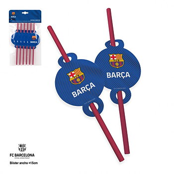 FC Barcelona Sugrör 6-pack Barca