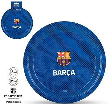 FC Barcelona Papperstallrik 23 cm 8-pack