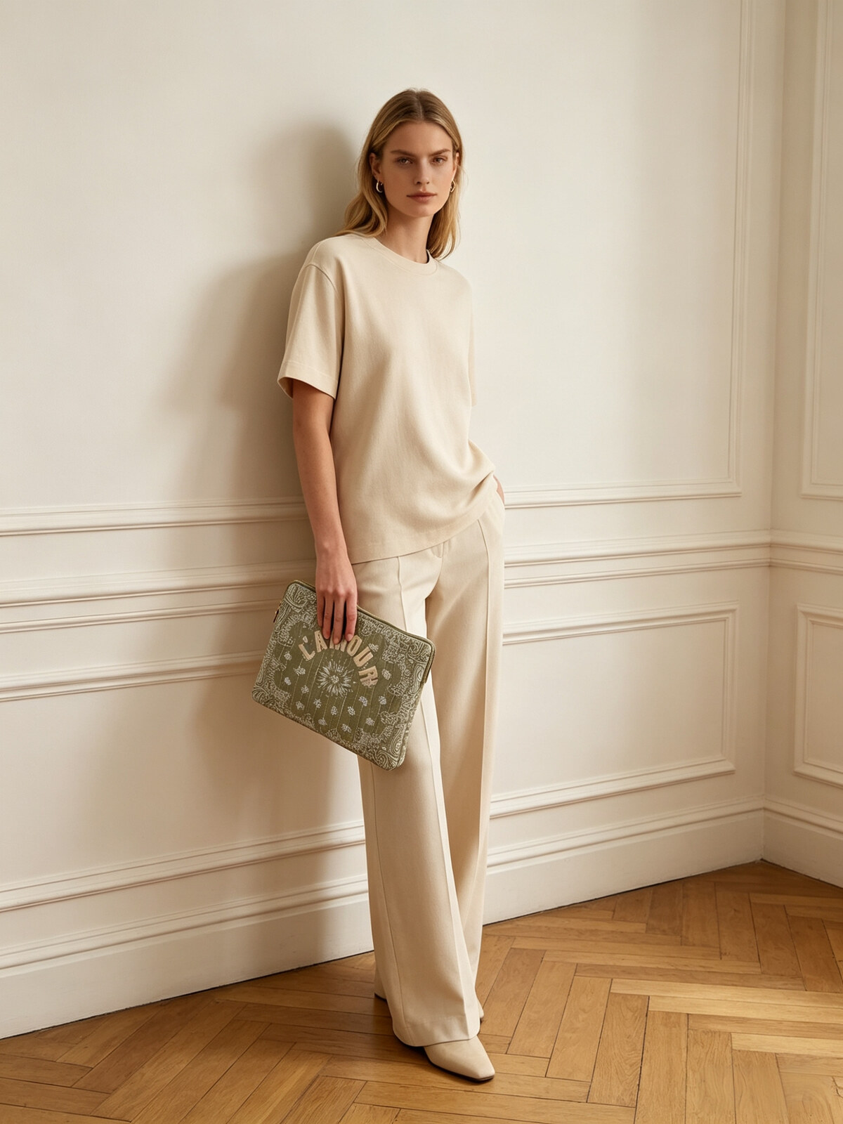 Laptop case L`amour khaki - 3