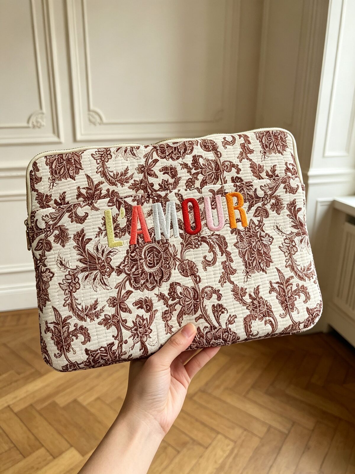 Laptop case  L´amour brown - 2