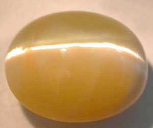 2.31 ct mycket sällsynt naturlig katt öga opal ädelsten - 3