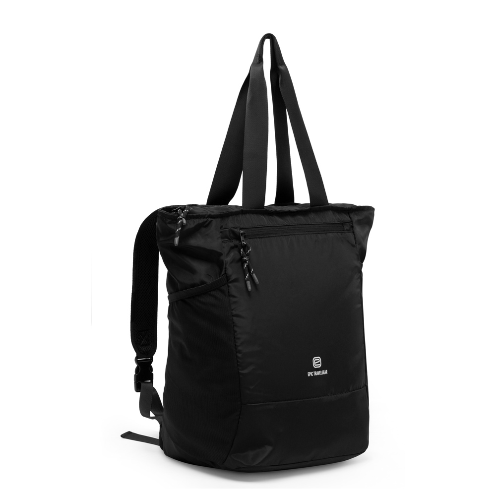Hopvikbar toteryggsäck - EPIC Xpak Flight Tote Backpack 24L Black