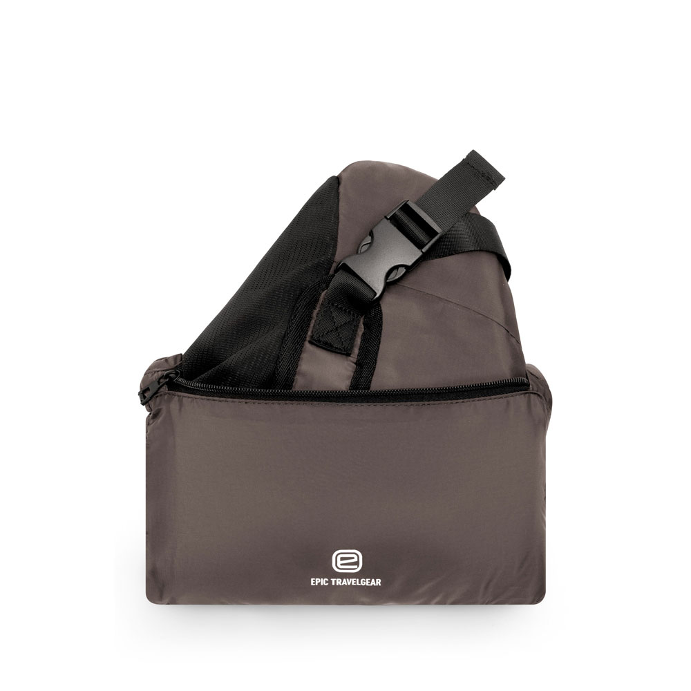 Hopvikbar toteryggsäck - EPIC Xpak Flight Tote Backpack 24L Brown - 4