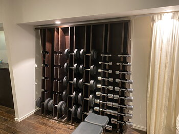 Technogym Hantlar med smart ställ (1-40 kg)