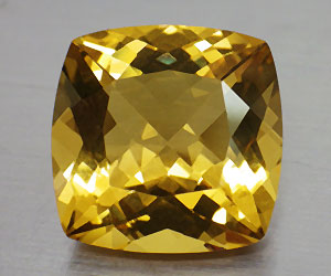 15.06 ct stor världsklass äkta naturlig citrin ädelsten