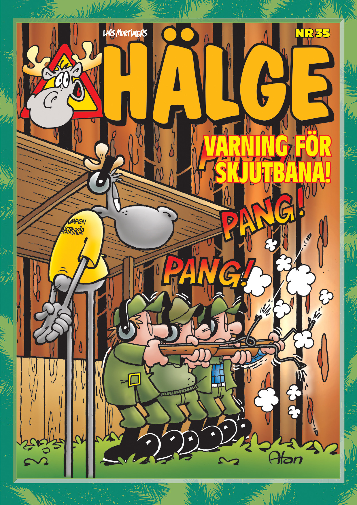 Hälge Julalbum 35 Varning på skjutbanan! I lager!