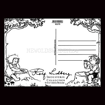 HOS FRISÖREN LÄSER TIB AKTUELLT No: 78- 60078- Trollkort Rolf Lidberg Vykort A6 - 911