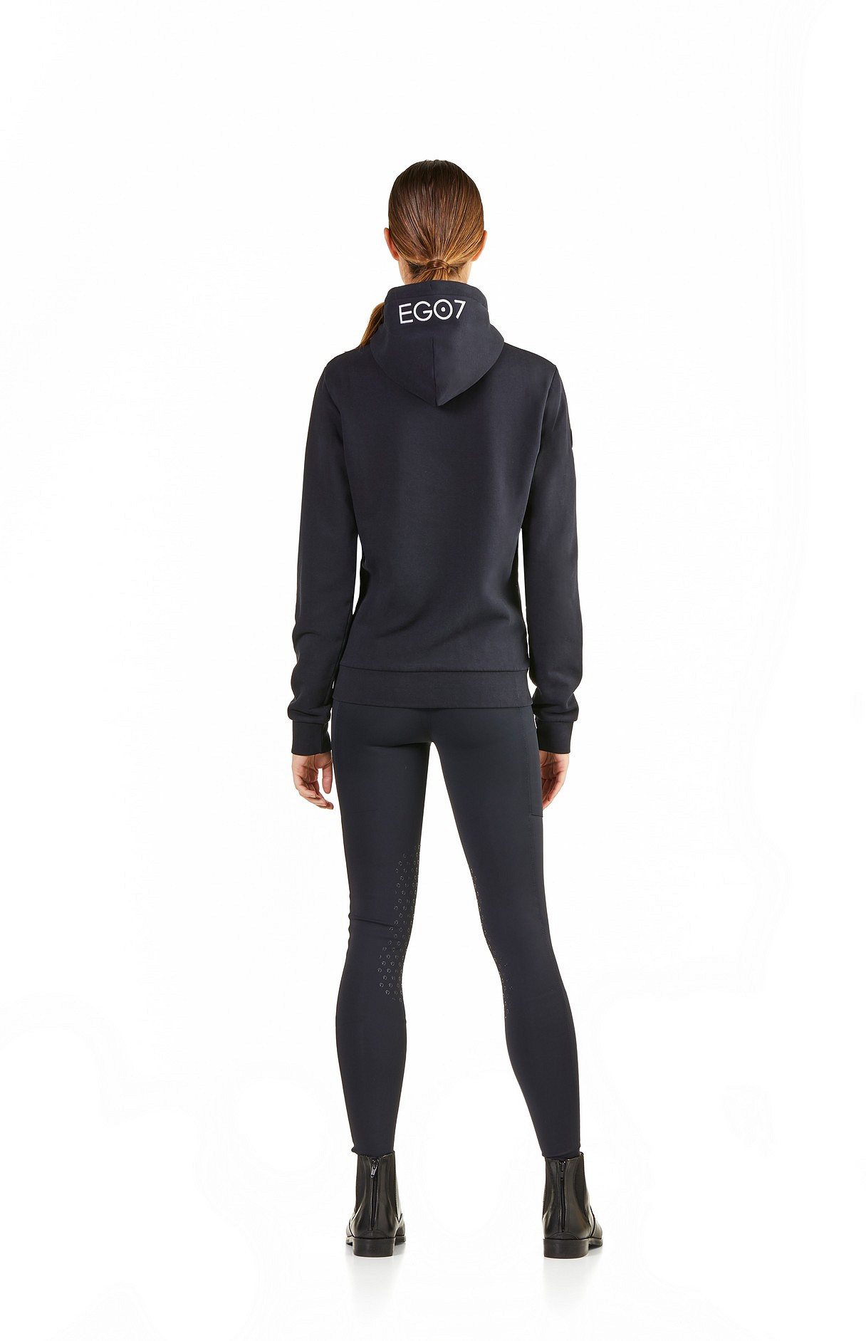 EGO7  Sweatshirt med  huva och dragkedja ZOW Navy - 3