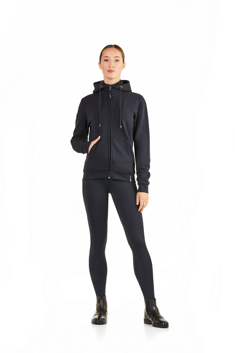 EGO7  Sweatshirt med  huva och dragkedja ZOW Navy