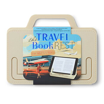 The Travel Book Rest : Ihopfällbart bokstöd för boken och ipaden - Creme