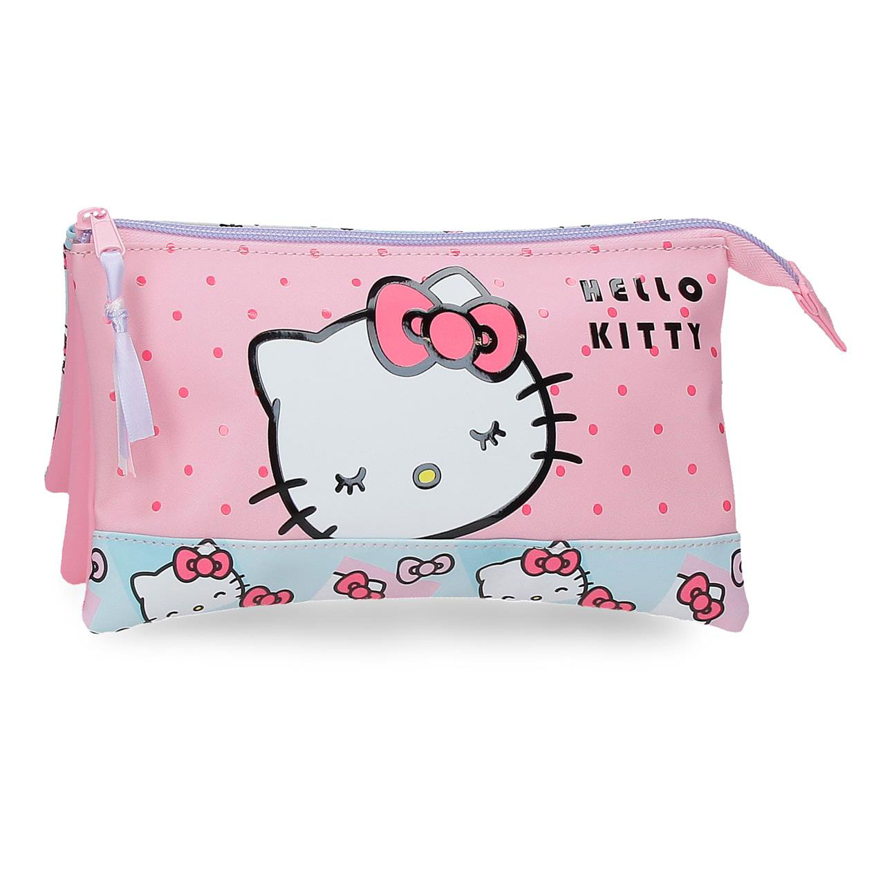 Hello Kitty Pennfodral med 3 Fack - Bows