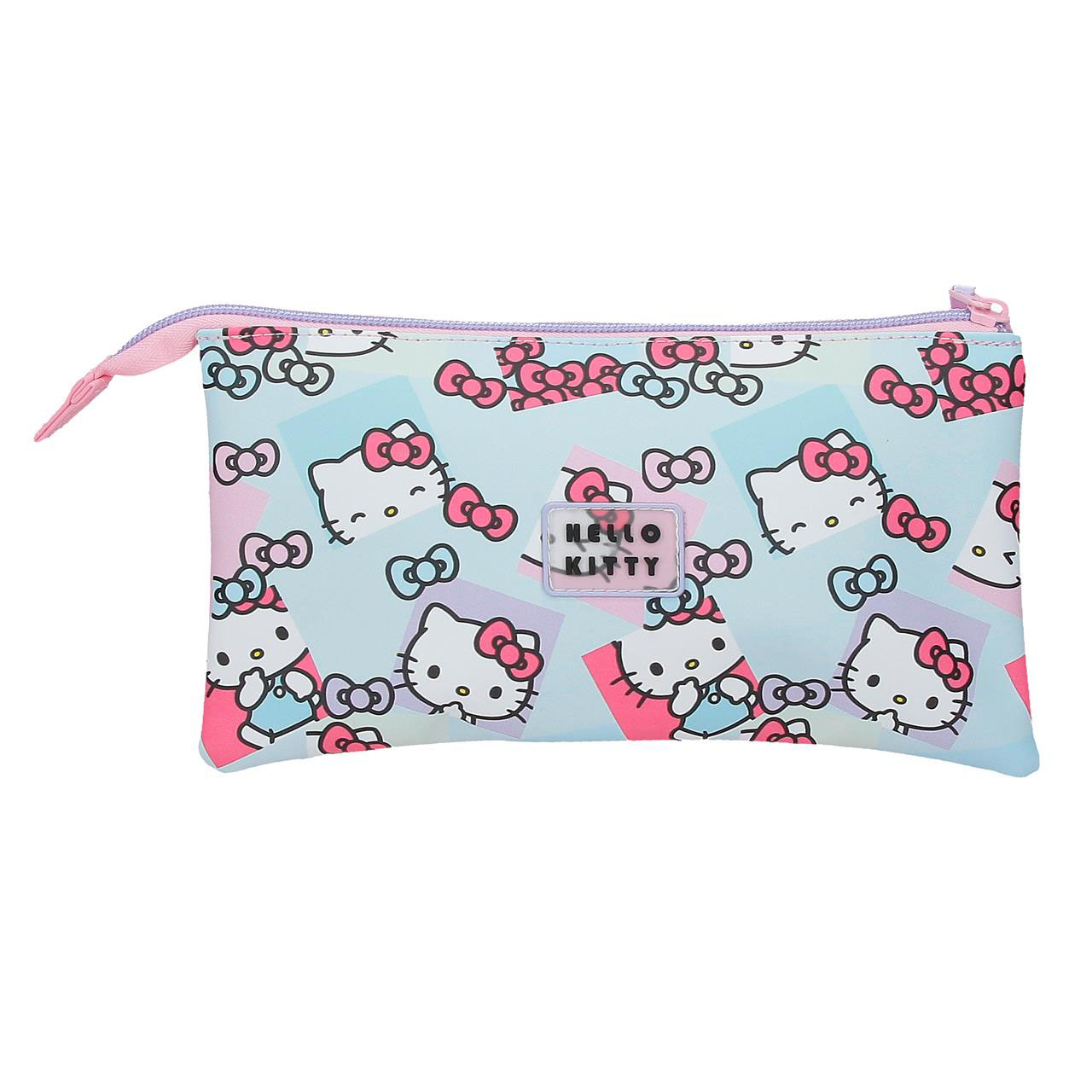 Hello Kitty Pennfodral med 3 Fack - Bows - 3