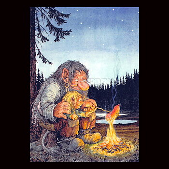 TROLLKORV No: 140 - 60140- Trollkort Rolf Lidberg Vykort A6 - 912