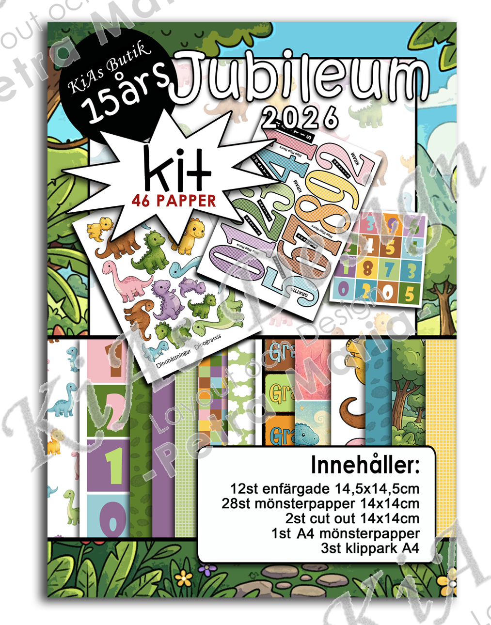 15 års JUBILEUM Limited edition -Dinosaurie FP 