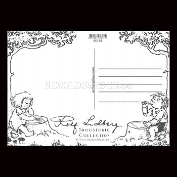 NOTDRAGNING No: 154 - 60154- Trollkort Rolf Lidberg Vykort A6 - 912