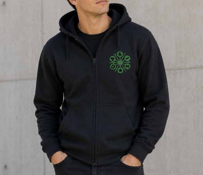 Hoodie zip, Tyngder & Spjut