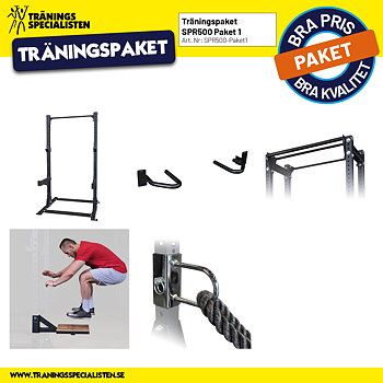 Träningspaket Pro Club Half Rack SPR500