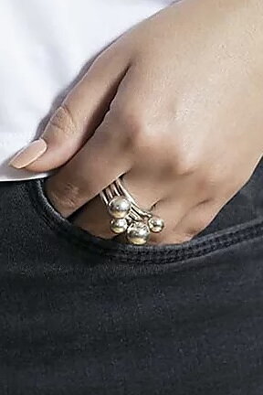 Ciclón - Hoop Ring Silver 