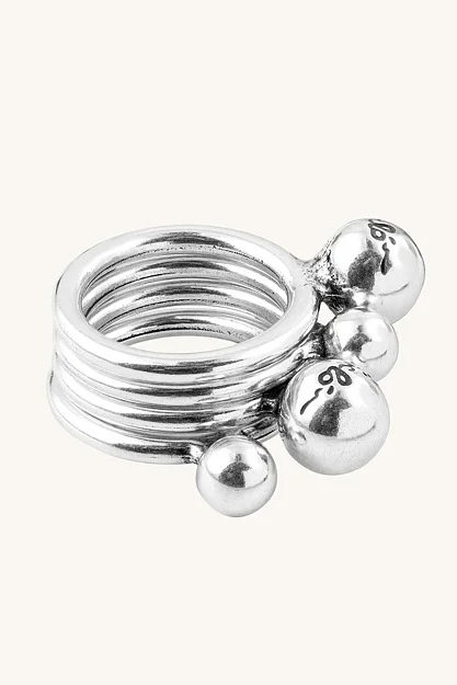 Ciclón - Hoop Ring Silver 
