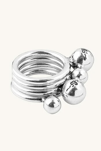 Ciclón - Hoop Ring Silver 
