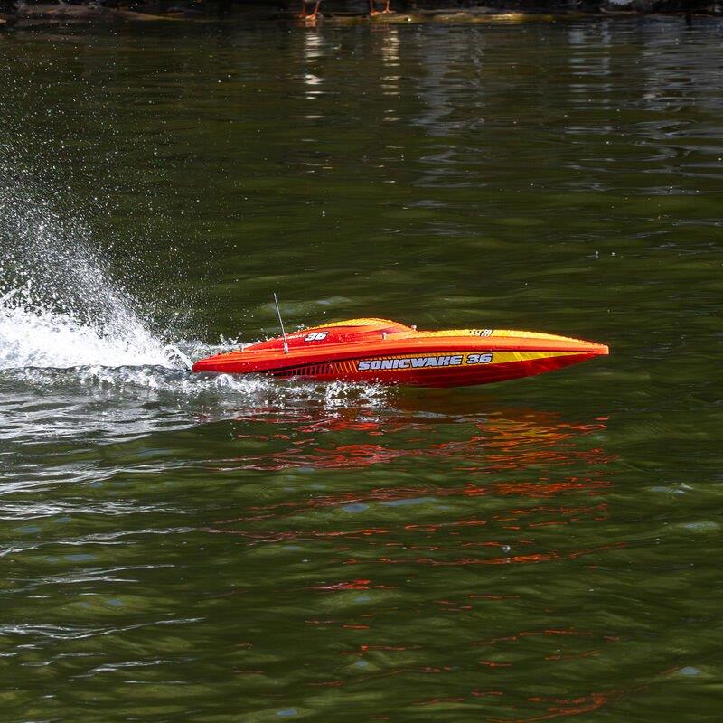 PROBOAT 36inch Pro Boat Sonicwake V3 Red - 5