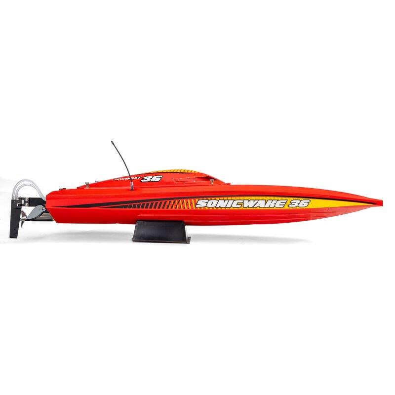 PROBOAT 36inch Pro Boat Sonicwake V3 Red - 10
