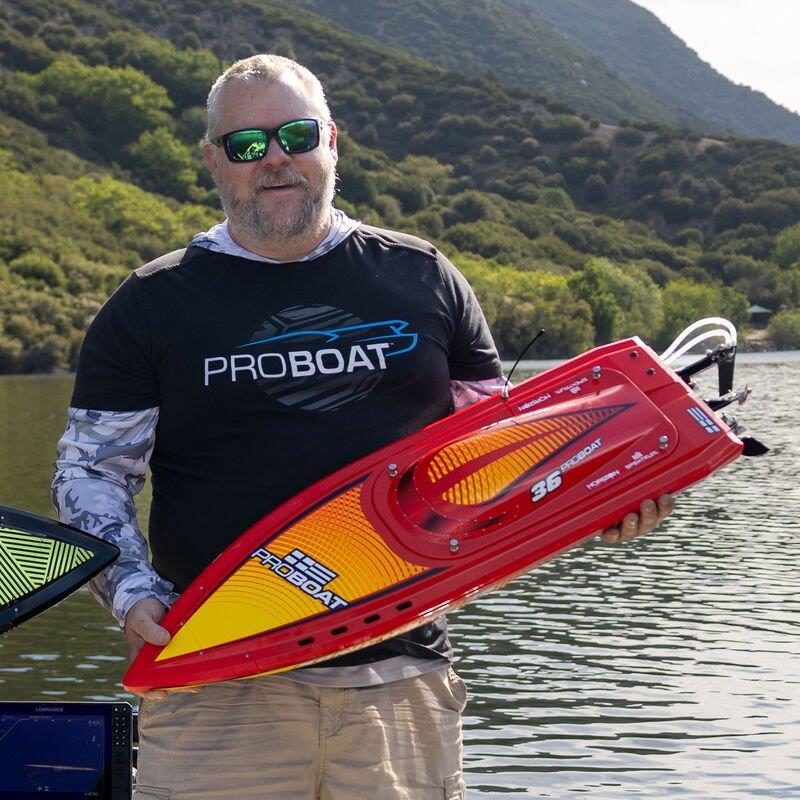 PROBOAT 36inch Pro Boat Sonicwake V3 Red - 32