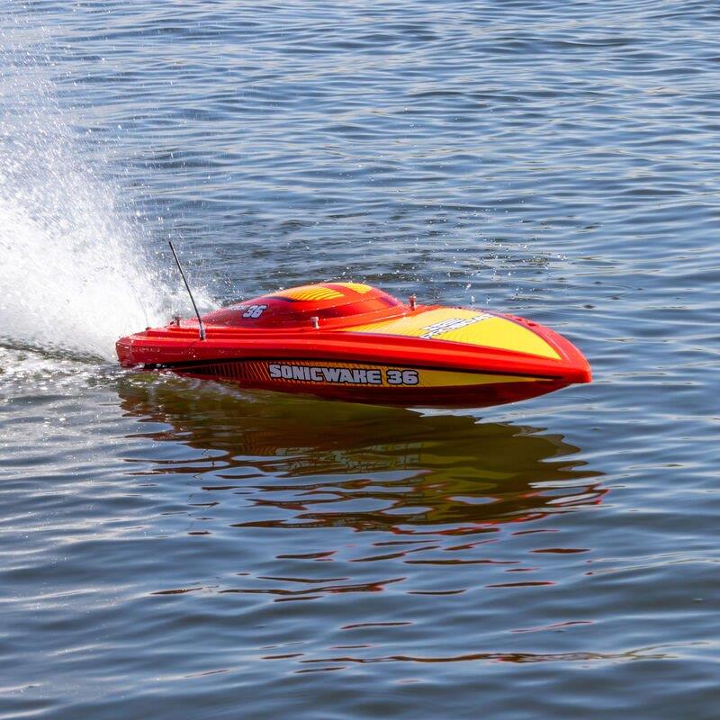 PROBOAT 36inch Pro Boat Sonicwake V3 Red - 6
