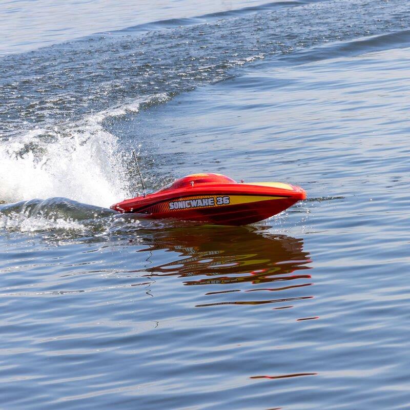 PROBOAT 36inch Pro Boat Sonicwake V3 Red - 8
