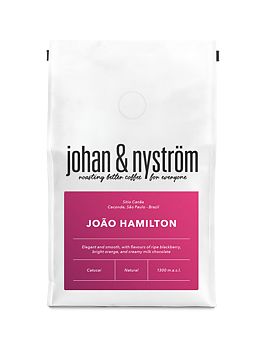 Johan & Nyström - João Hamilton - Brasilien - Natural - Ljusrostade kaffebönor - 250g