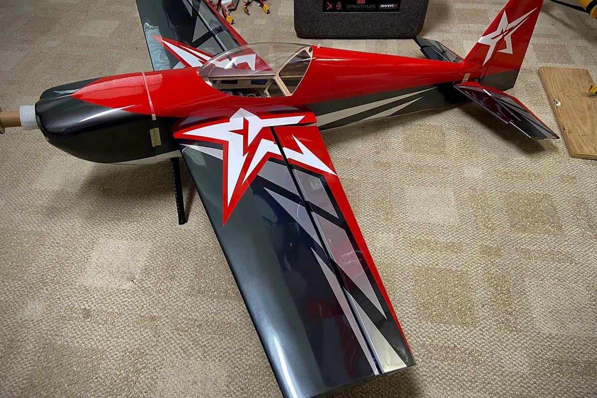 AJ Aircraft 51inch Slick 540 ARF - red/black - 2