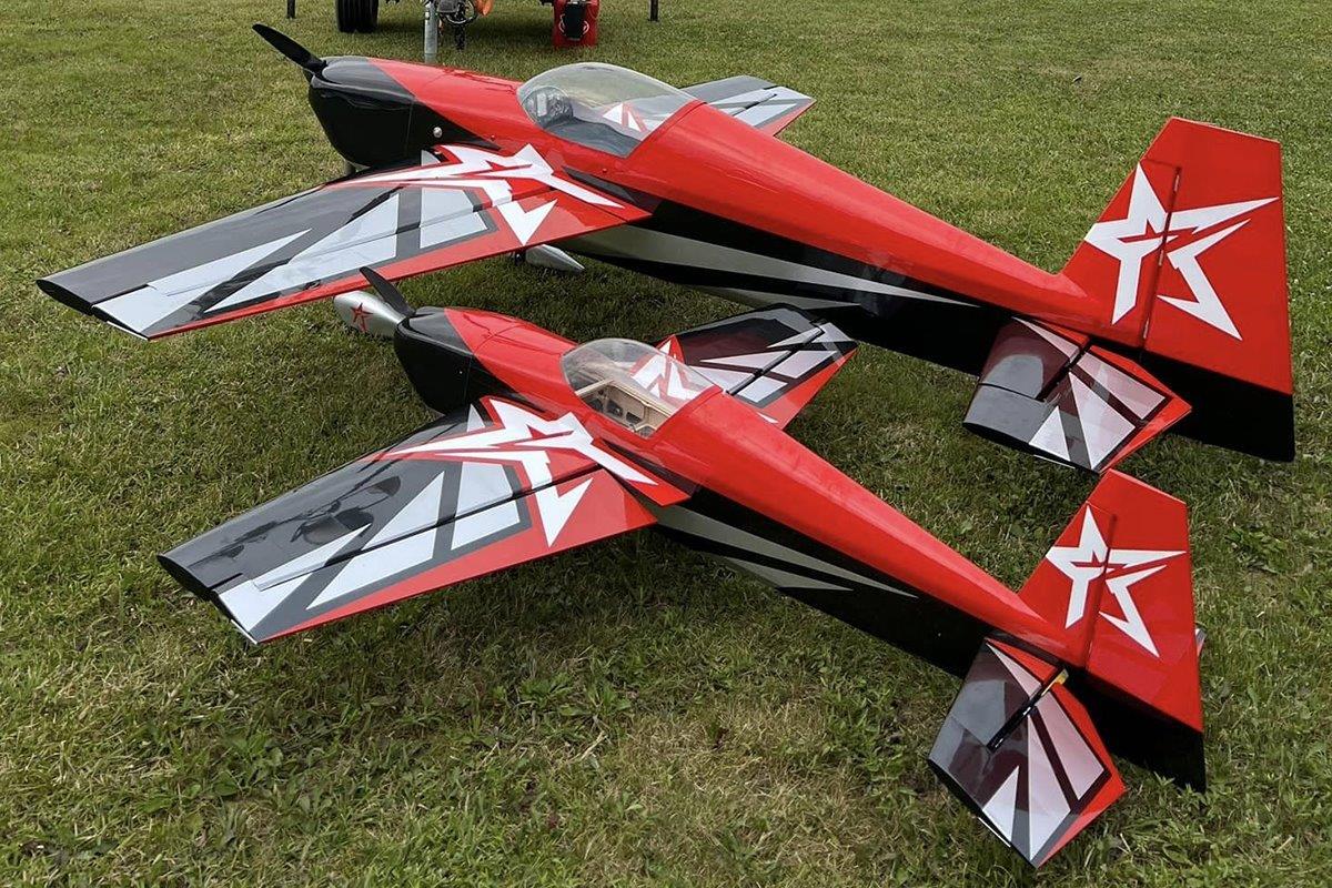 AJ Aircraft 51inch Slick 540 ARF - red/black - 3