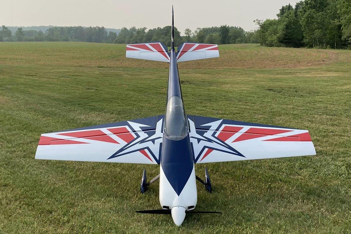 AJ Aircraft 51inch Slick 540 ARF - red/blue - 4
