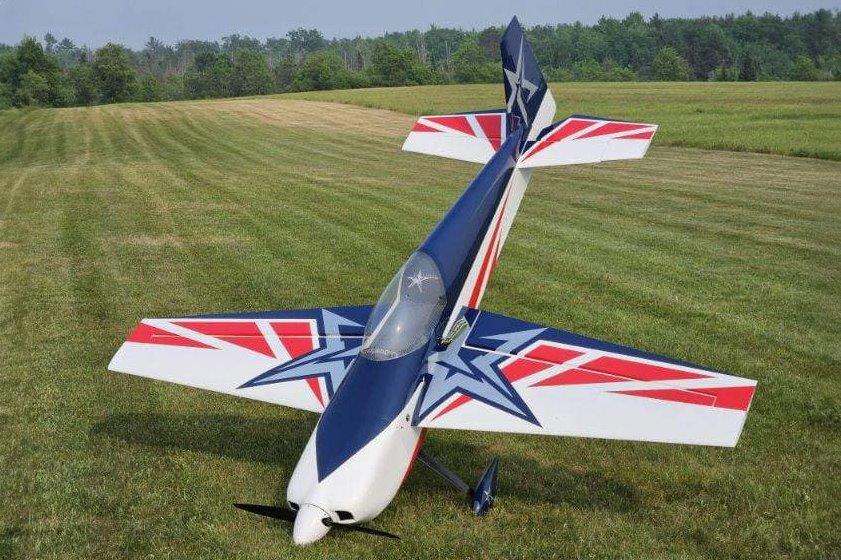AJ Aircraft 51inch Slick 540 ARF - red/blue - 3